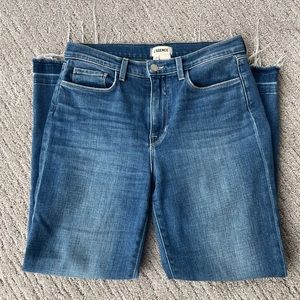 L’AGENCE Cropped Ankle Denim Jeans 28